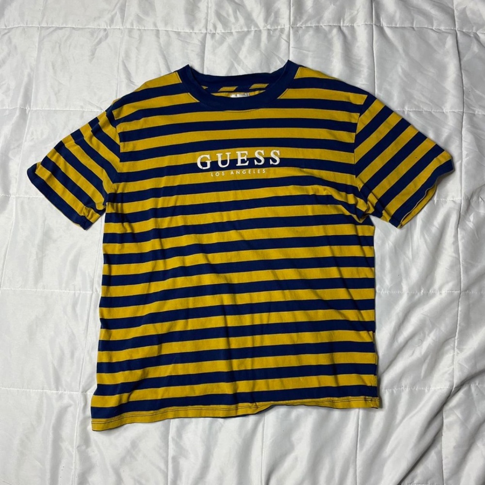 Guess Yellow & Navy Stripes